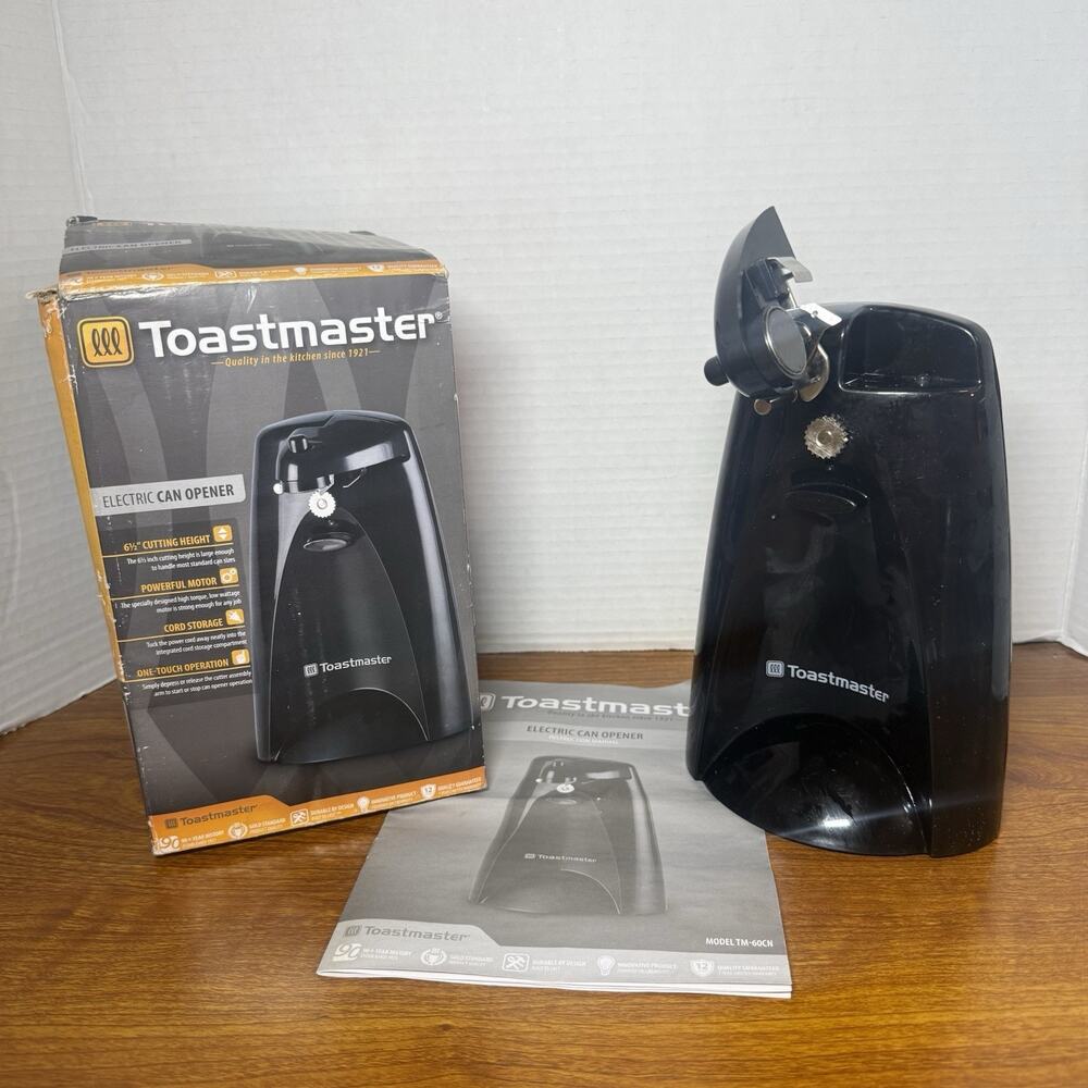 Toastmaster Electric Can Opener With Box